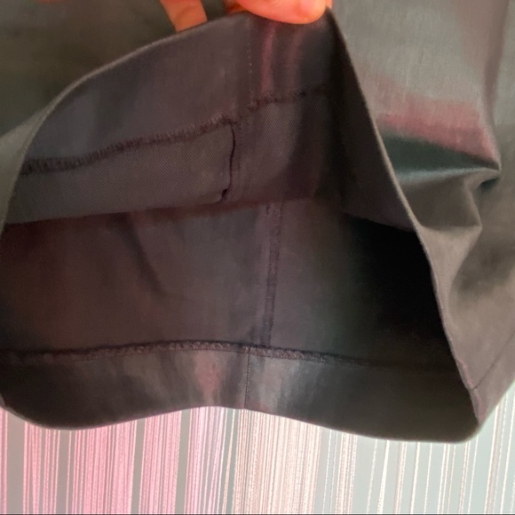 Robert Rodriguez Black Slim Skirt with Real Leather Waist Trim Size 4 - Picture 8 of 16